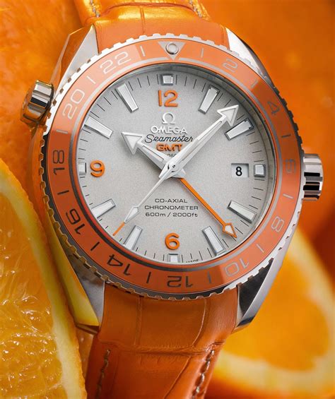 omega seamaster planet ocean orange used